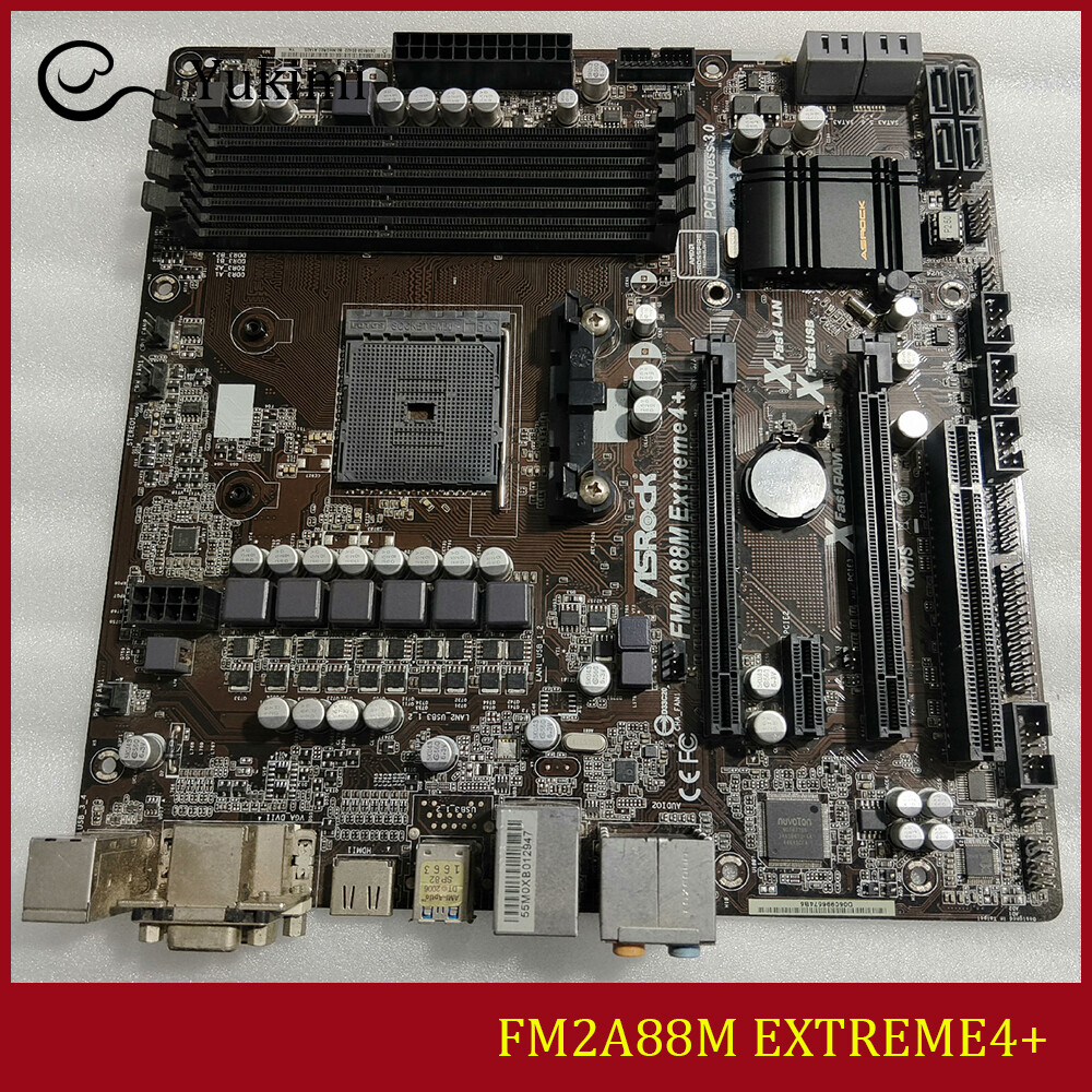 FOR ASROCK FM2A88M EXTREME4+ DDR3*4 AMD 64GB Micro ATX Motherboard Test OK