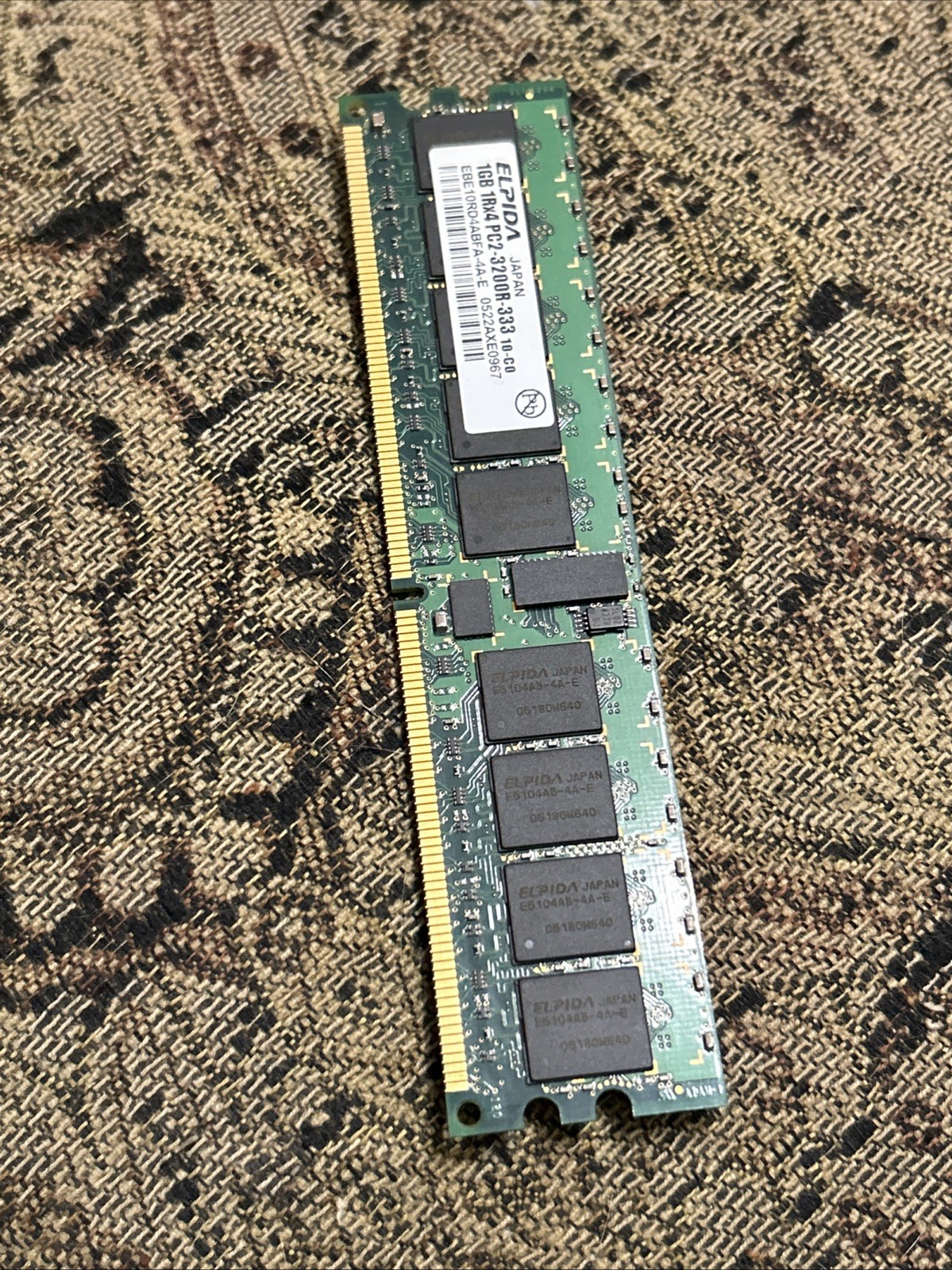 Eplida EBE10RD4ABFA-4A-E PC2-3200R-333 1GB Server Memory RAM