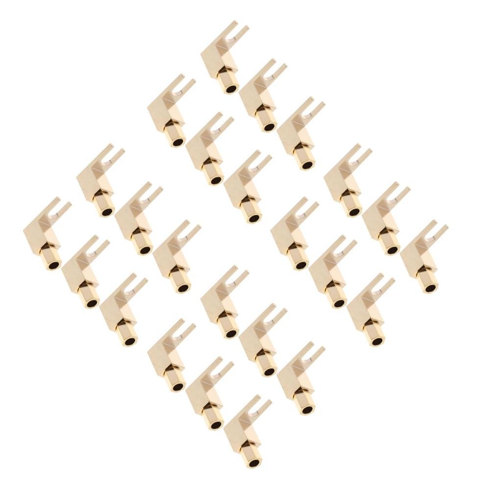 Corrosion Resistant Gold Copper Banana Jack Connector for Hifi Audio