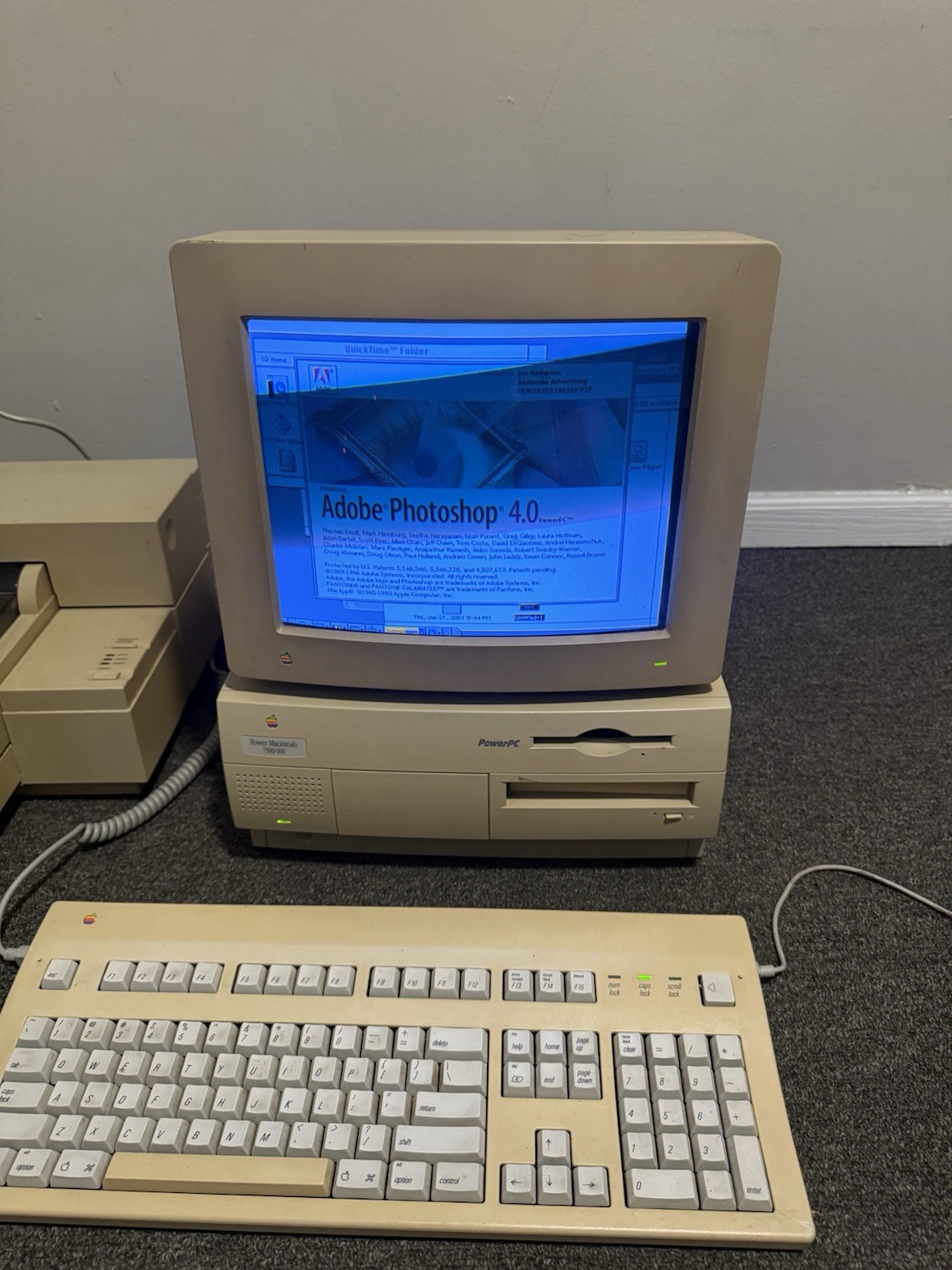 Apple - Power Macintosh 7500/100 + Printer, Mouse(s), & Keyboard.