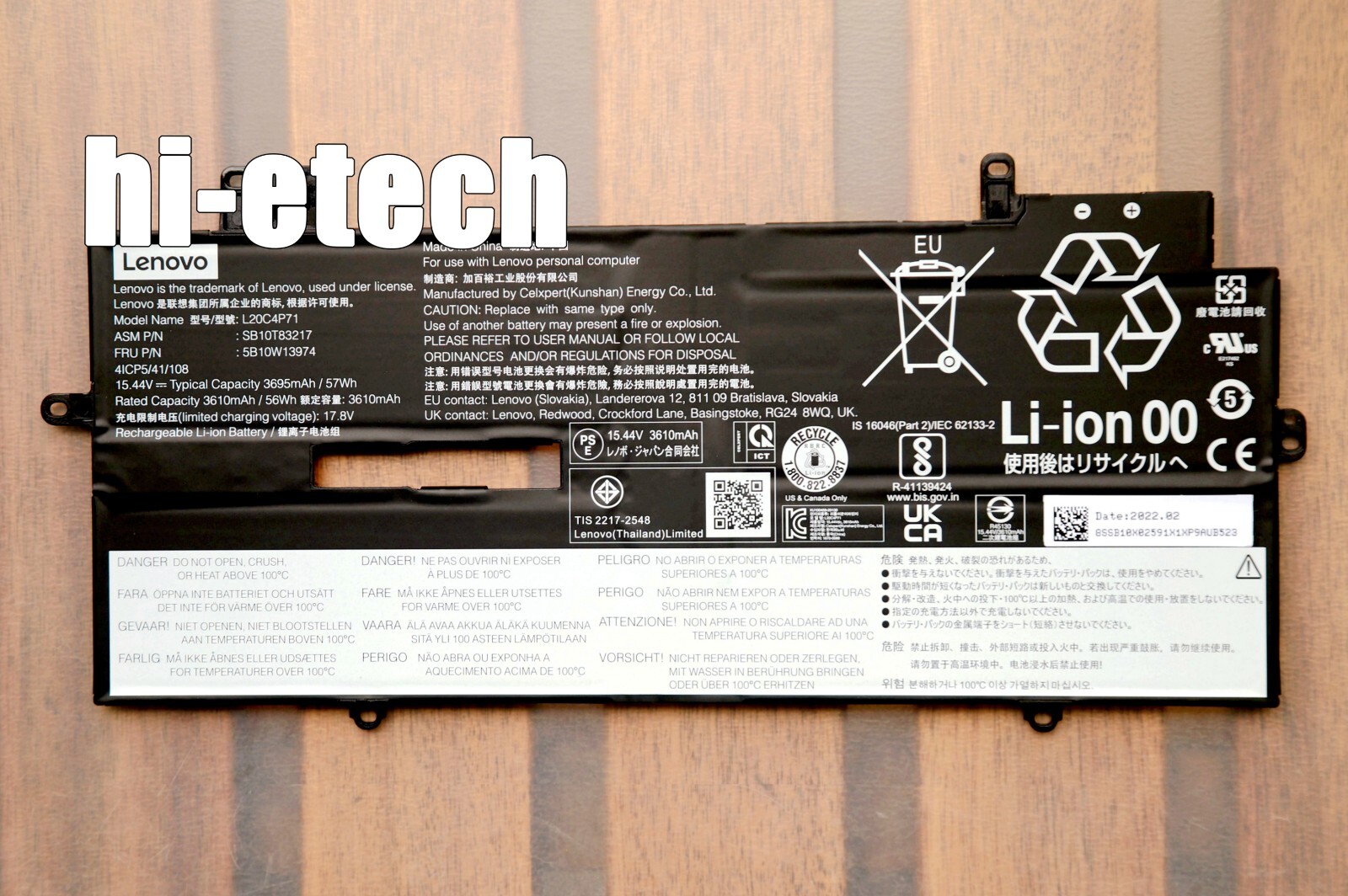 Genuine L20C4P71 L20D4P71 L20M4P71 Battery for Lenovo ThinkPad X1 Carbon Gen 9