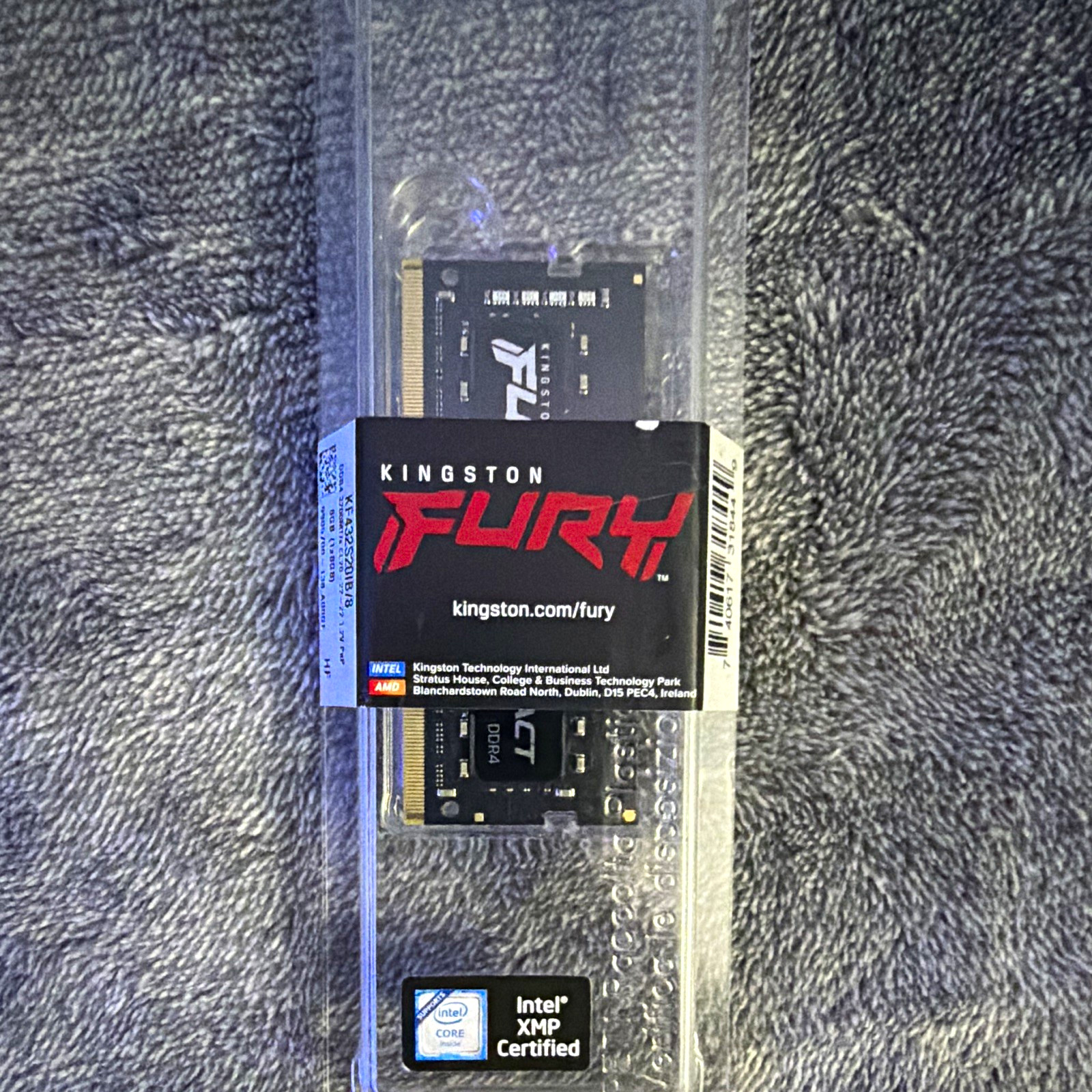 Kingston FURY Impact 8GB (1x8GB) DDR4-3200 SO-DIMM Intel XMP 260-Pin