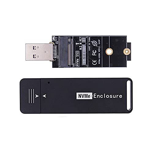 CY M.2 NVME SSD Enclosure Adapter USB 3.1 Gen2 10Gbp to NVME PCI-E M-Key Soli...