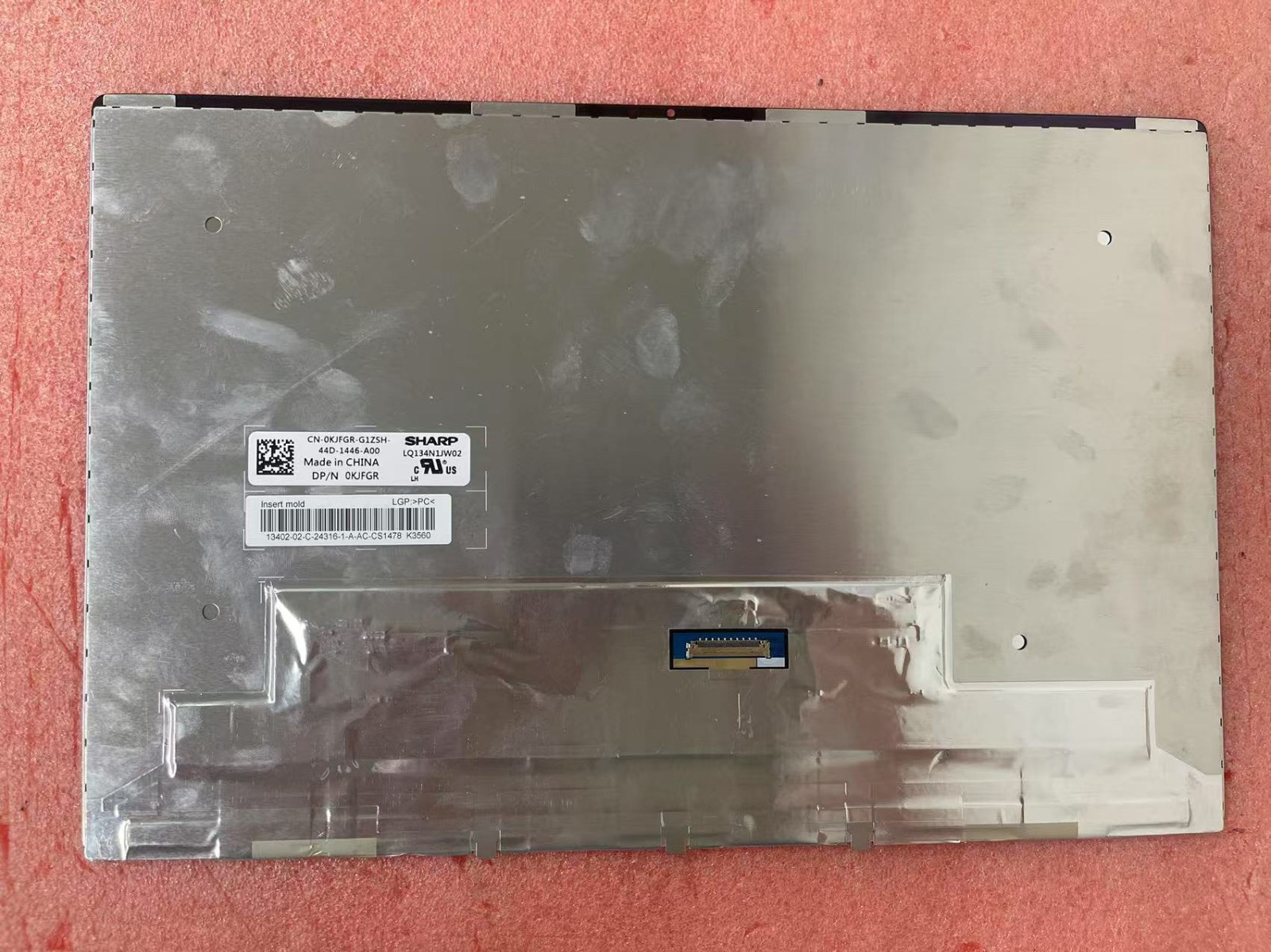 LQ134N1JW02  DP/N 0KJFGR  13.4inch  1920×1200 Matte For  Dell XPS 13 9340