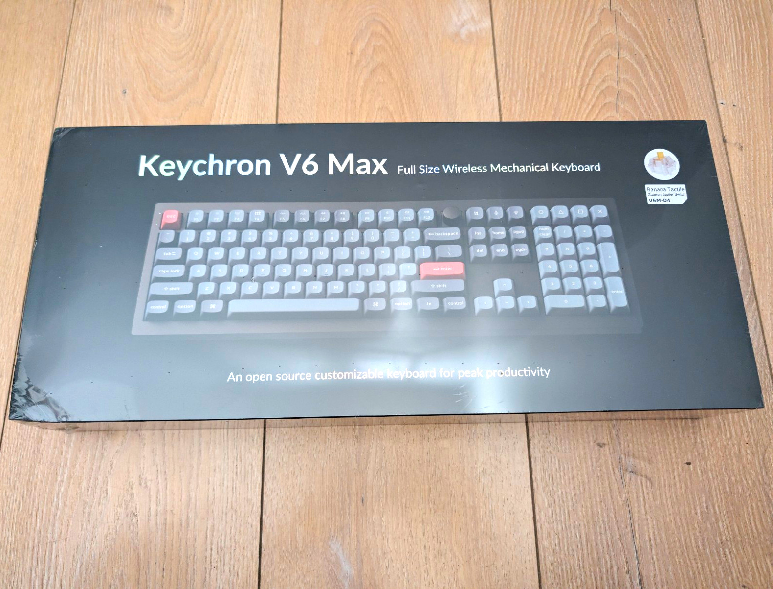 Keychron V6 Max Full Size Wireless Mechanical Keyboard Programmable V6M-D4