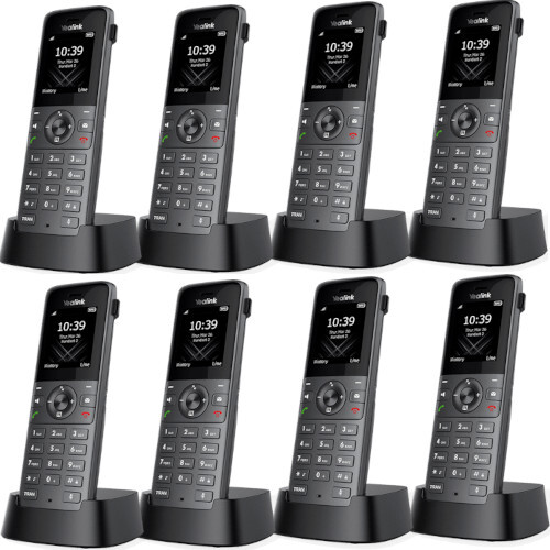 8 Yealink W73H IP DECT Addtl Cordless Expansion Handset for W60B W70B W80B W90B