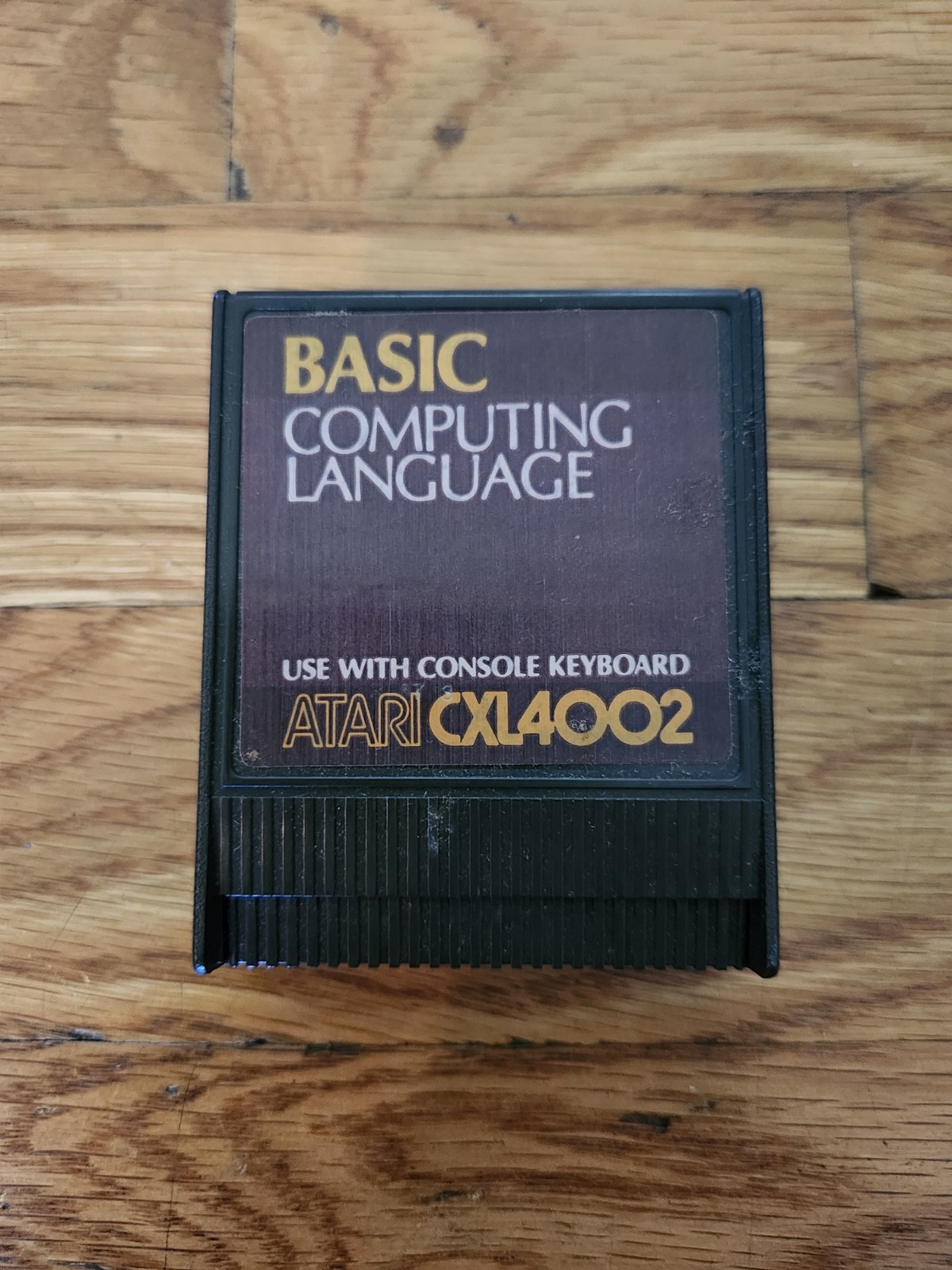 BASIC : Computing Language CXL4002 Original ATARI Computer Cartridge