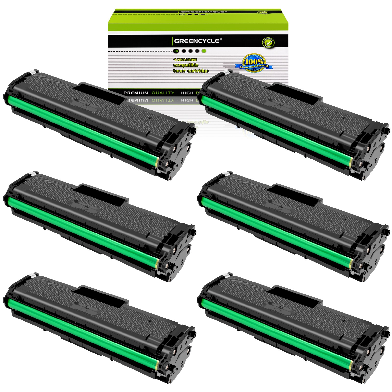6 Pack MLT-D111L Toner Fits for Samsung Xpress SL-M2070FW M2071 M2071W M2071FH
