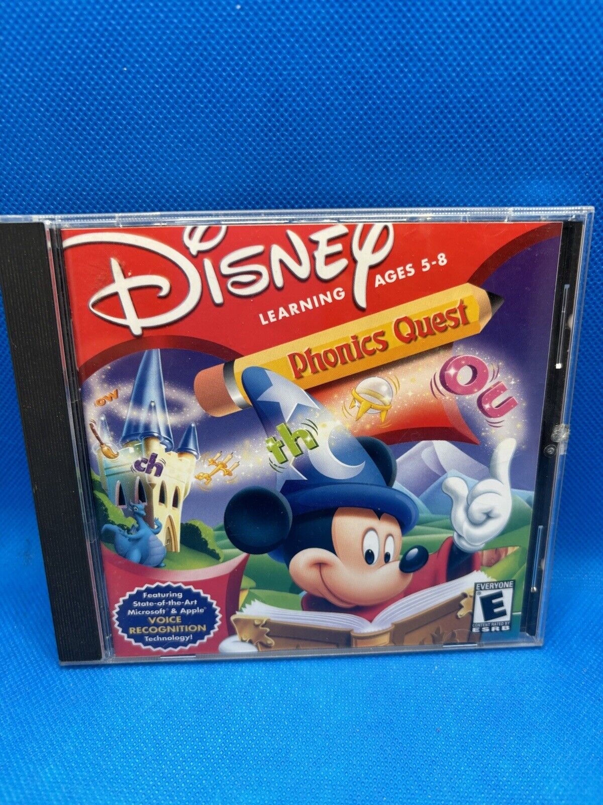 Disney Scholastic Phonics Quest Age 5-8 Windows  Mac Interactive Learning CD