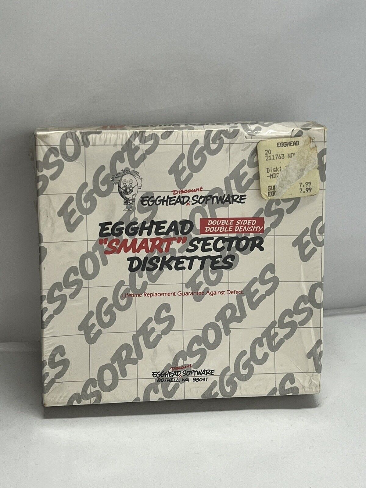 SEALED Egghead DS DD Double Sided/Double Density Smart Sector Diskettes 5 1/4