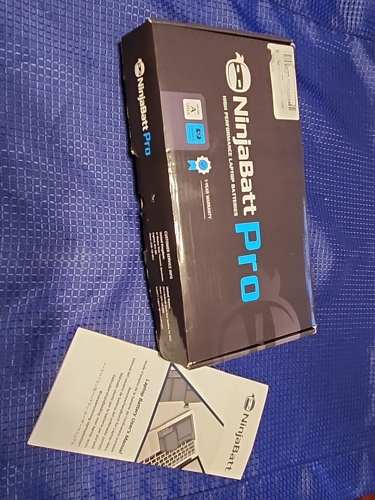 NinjaBatt Pro Laptop battery 15.2V/56Wh.   Brand New in Box