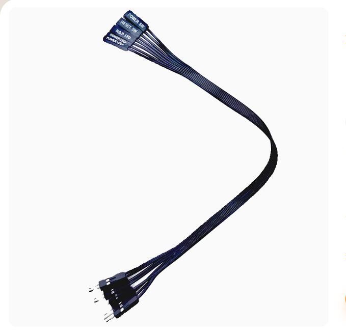 20/30/50CM Motherboard Switch Hard Disk Cable LED/PLED/Reset SW/Power SW Line %%