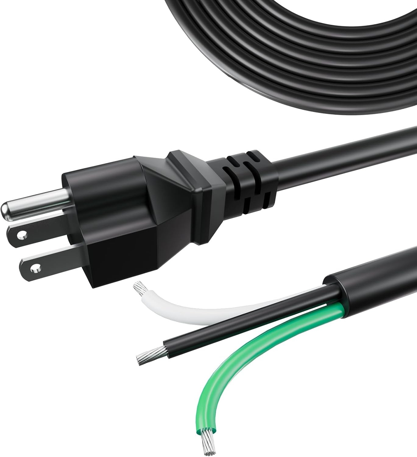 6Ft 12 Gauge 3 Prong Heavy Duty Replacement Power Supply Cord Cable 110V 115V 12