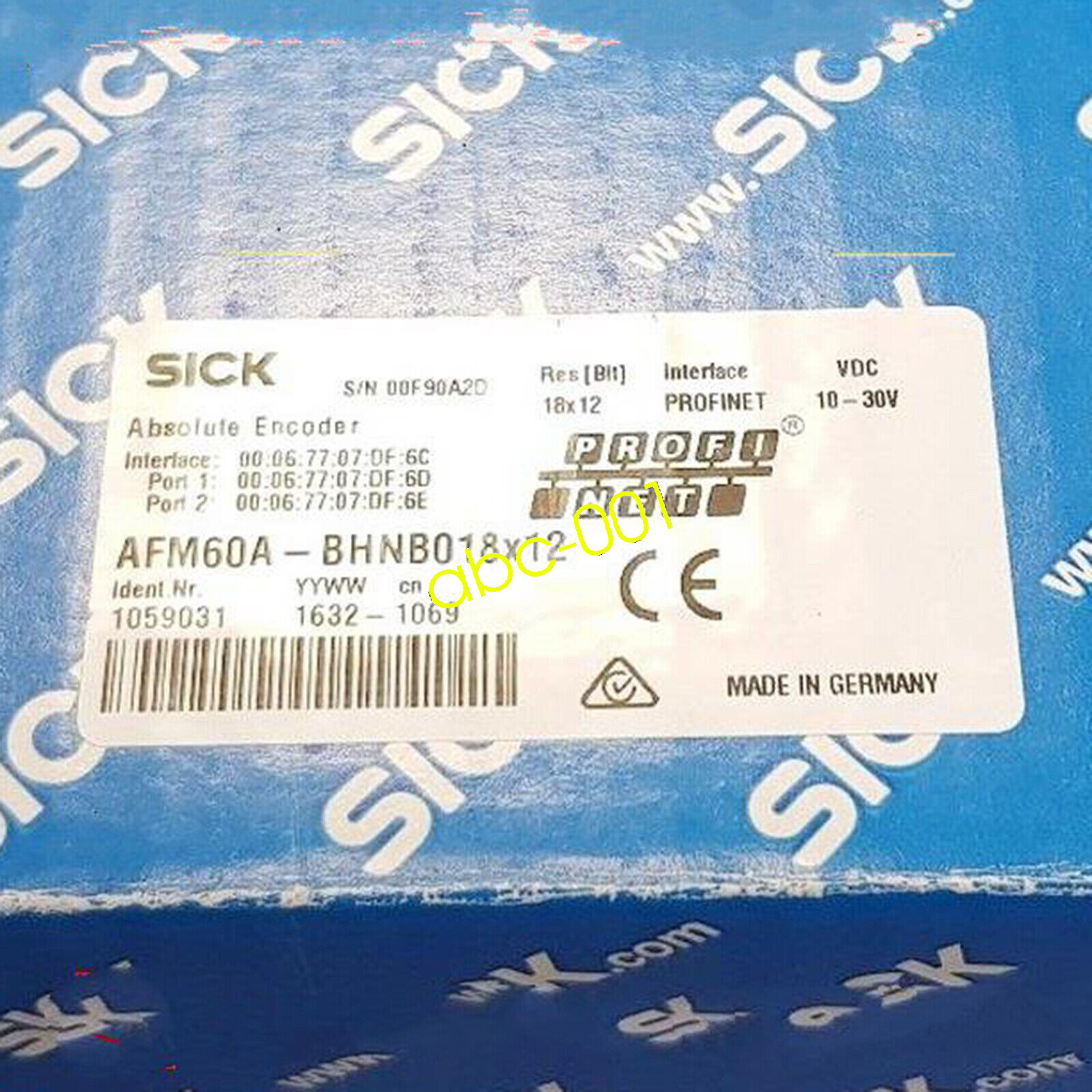 1piece NEW SICK AFM60A-BHNB018x12 encoder 
