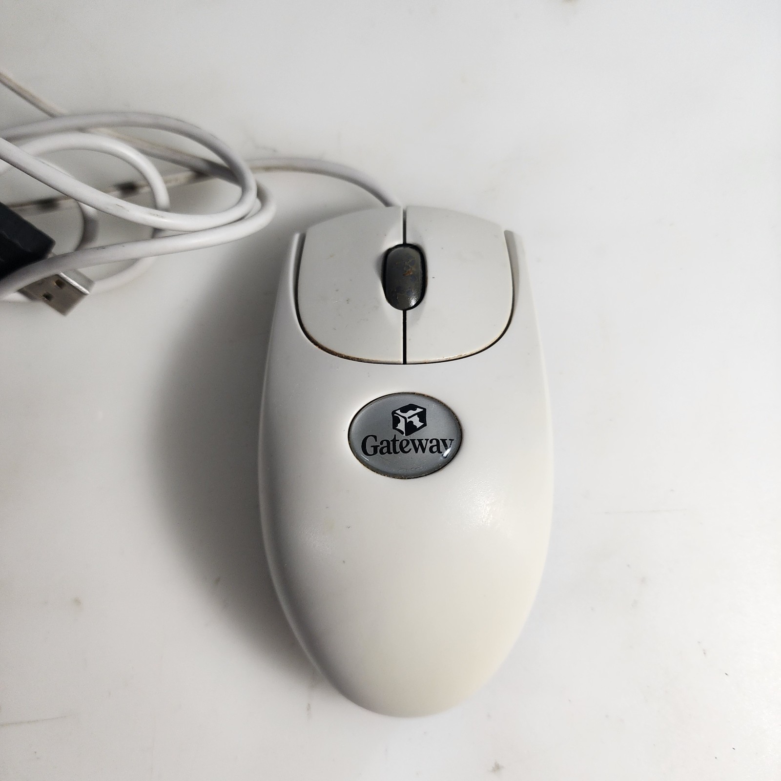 Vintage Gateway Logitech USB Wired Optical Wheel Mouse Model M-UR58 Tested
