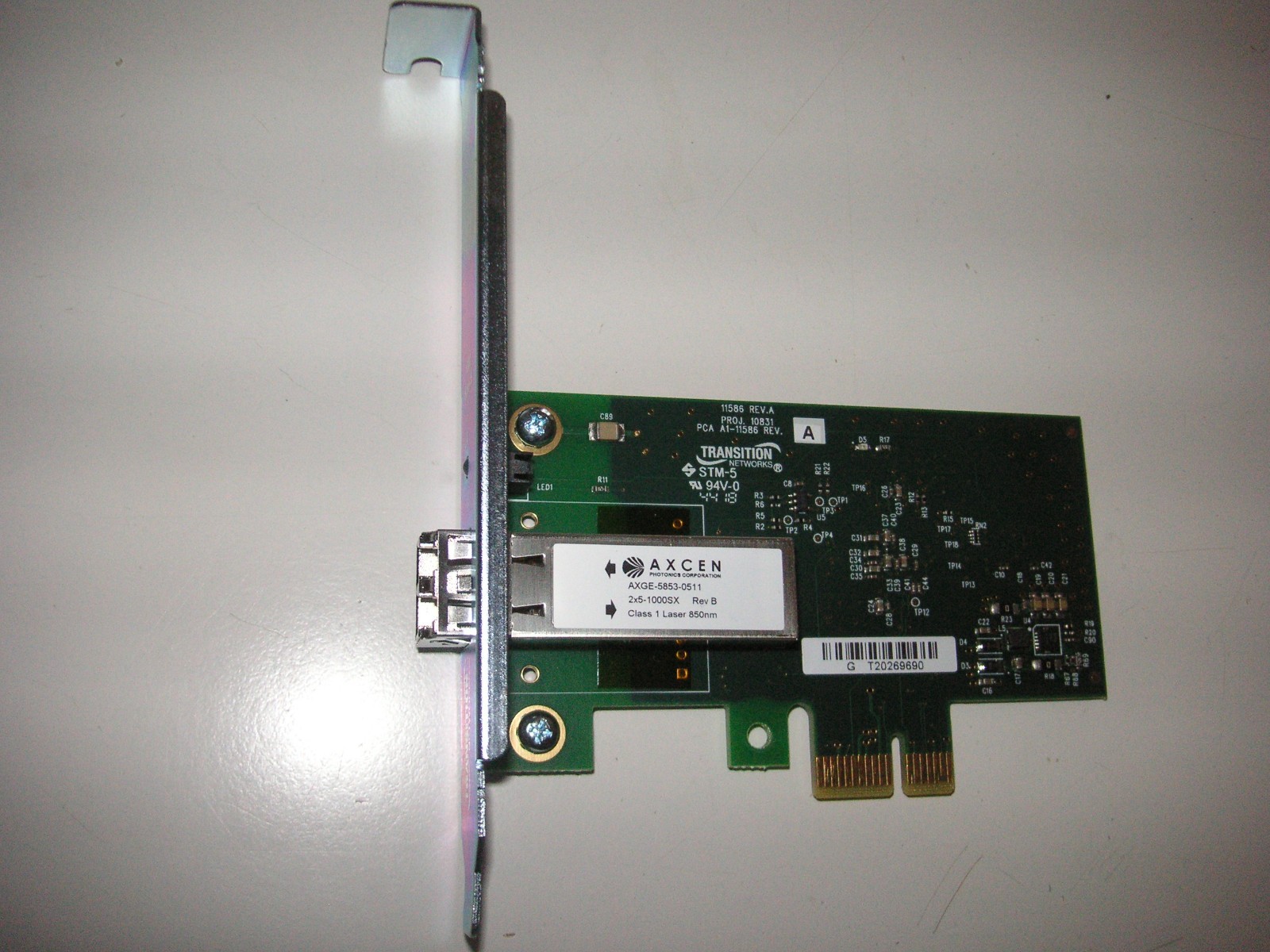 Transition Networks N-GXE-LC-02 Network Interface Card Ctlr 1000base-x Nic