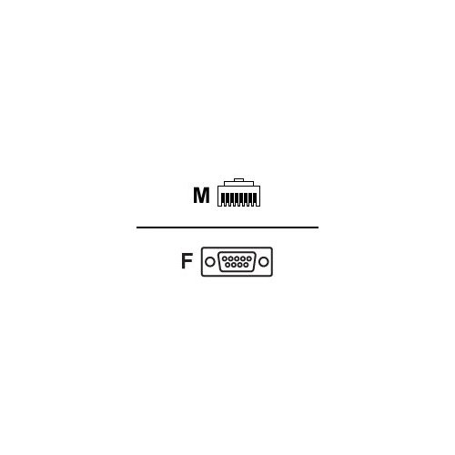 Avocent CAB0036 6ft RJ45 to DB9F Cross Cable
