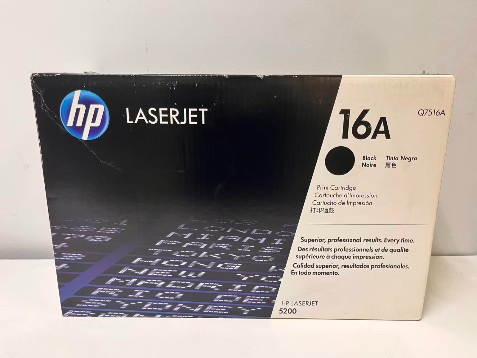 Genuine HP 16A Q7516A OEM Black Toner Cartridge for 5200dtn 5200tn NEW SEALED