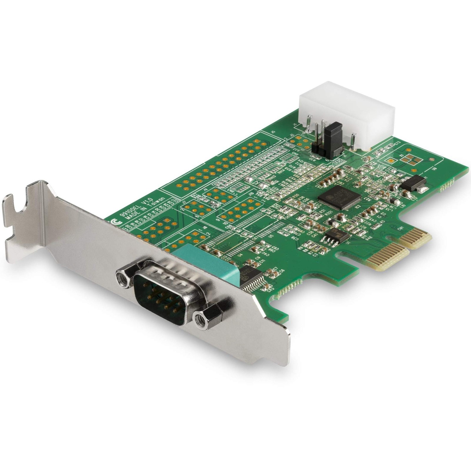 StarTech 1-Port PCI Express RS232 Serial Adapter Card TAA PEX1S953LP