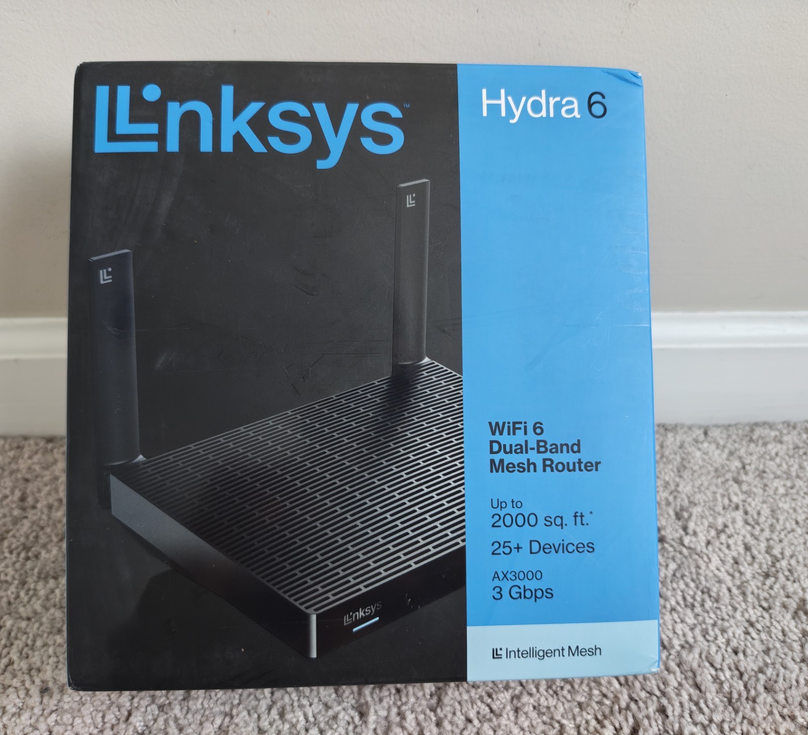 Linksys Hydra 6 AX3000 WiFi 6 Dual-Band Mesh Router - Open Box