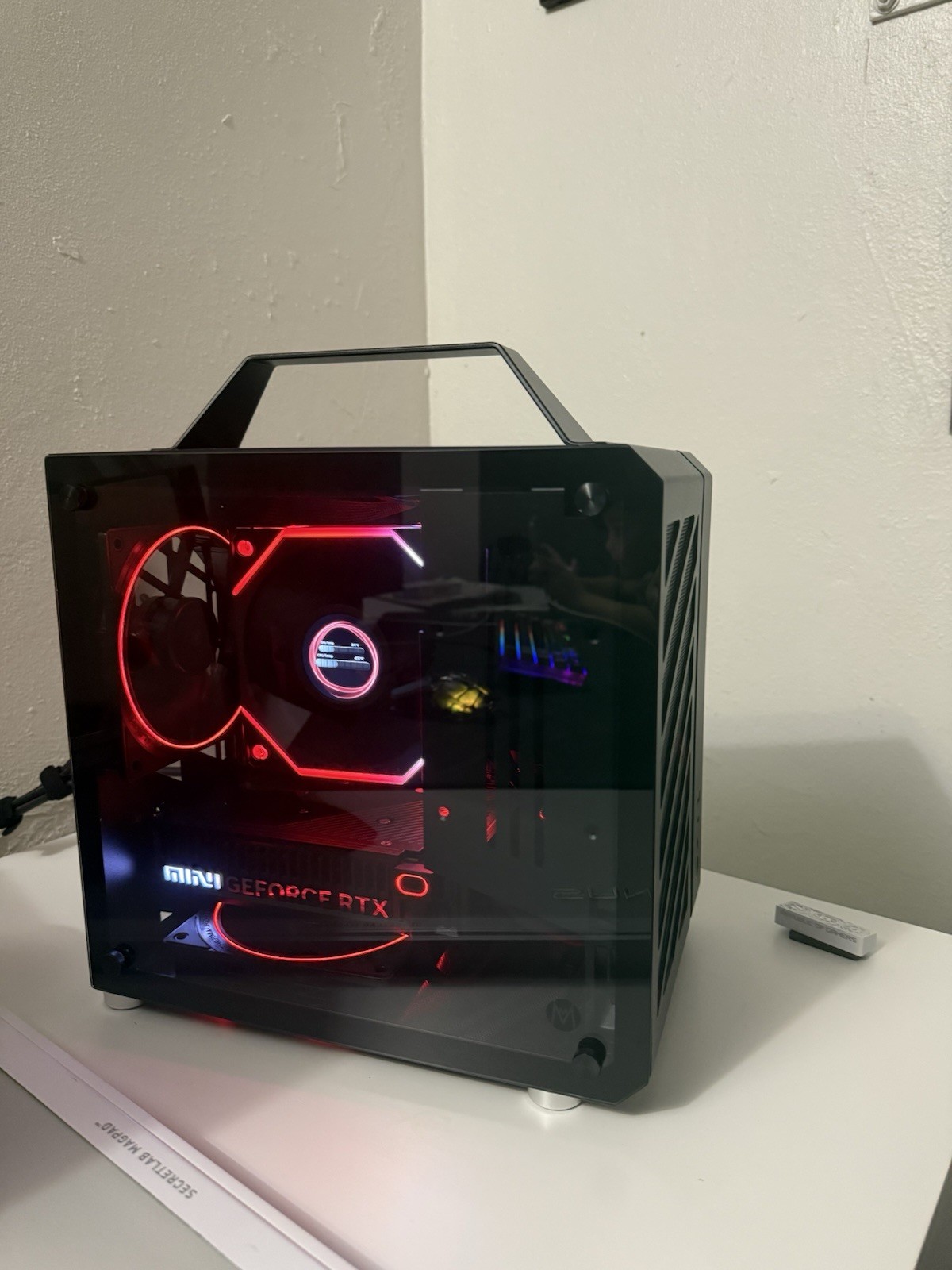Mini itx Mechanic Master C25 Plus Compact PC Case + Installed Fans