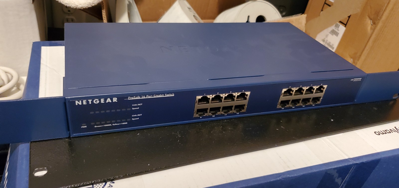 NETGEAR ProSafe JGS516 V2 16-Port Gigabit Network Switch