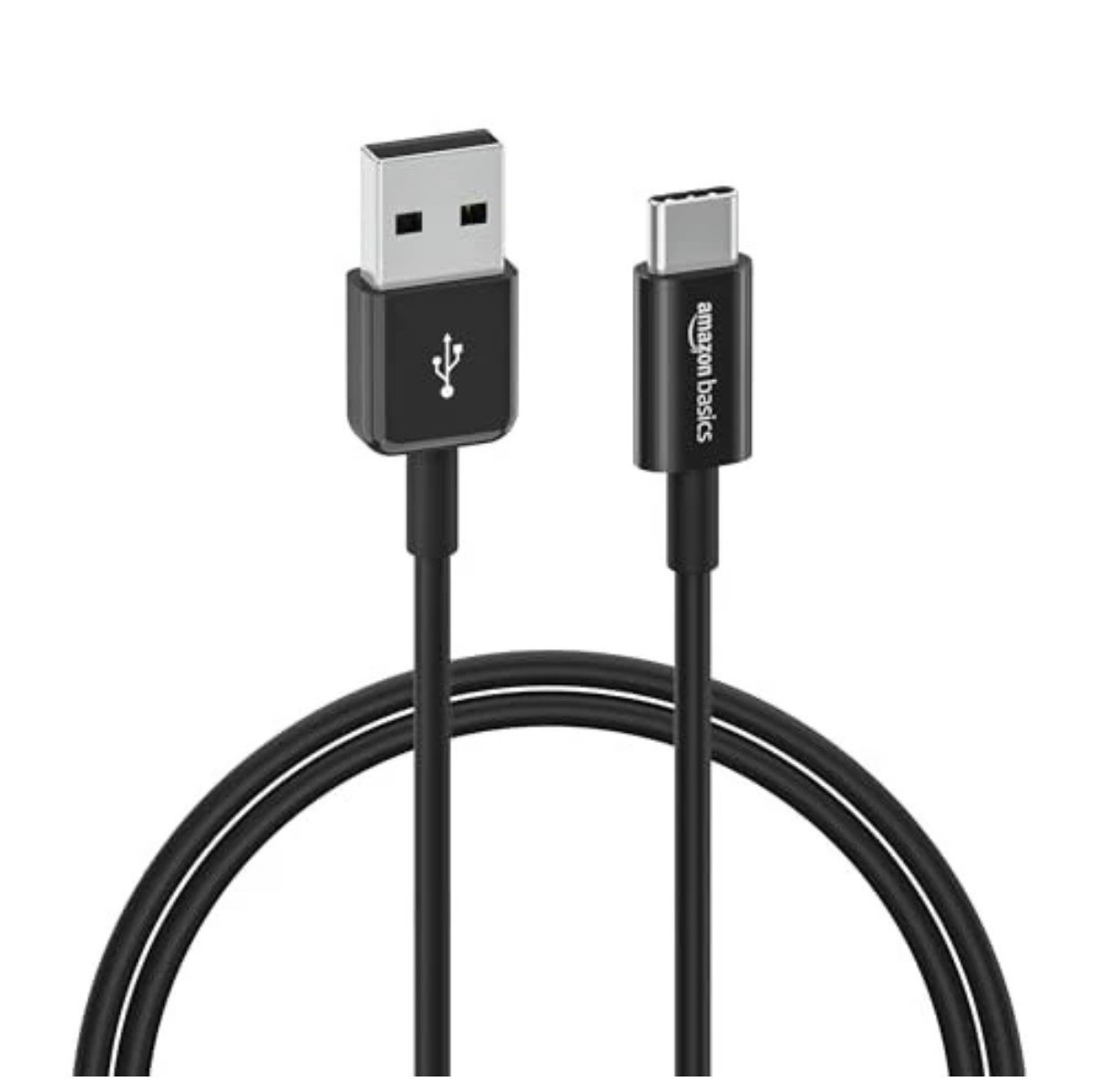 AMAZON BASICS USB-C TO USB-A 2.0 MALE CABLE - 3 FEET 21 PACK OF 5, 105 COUNT