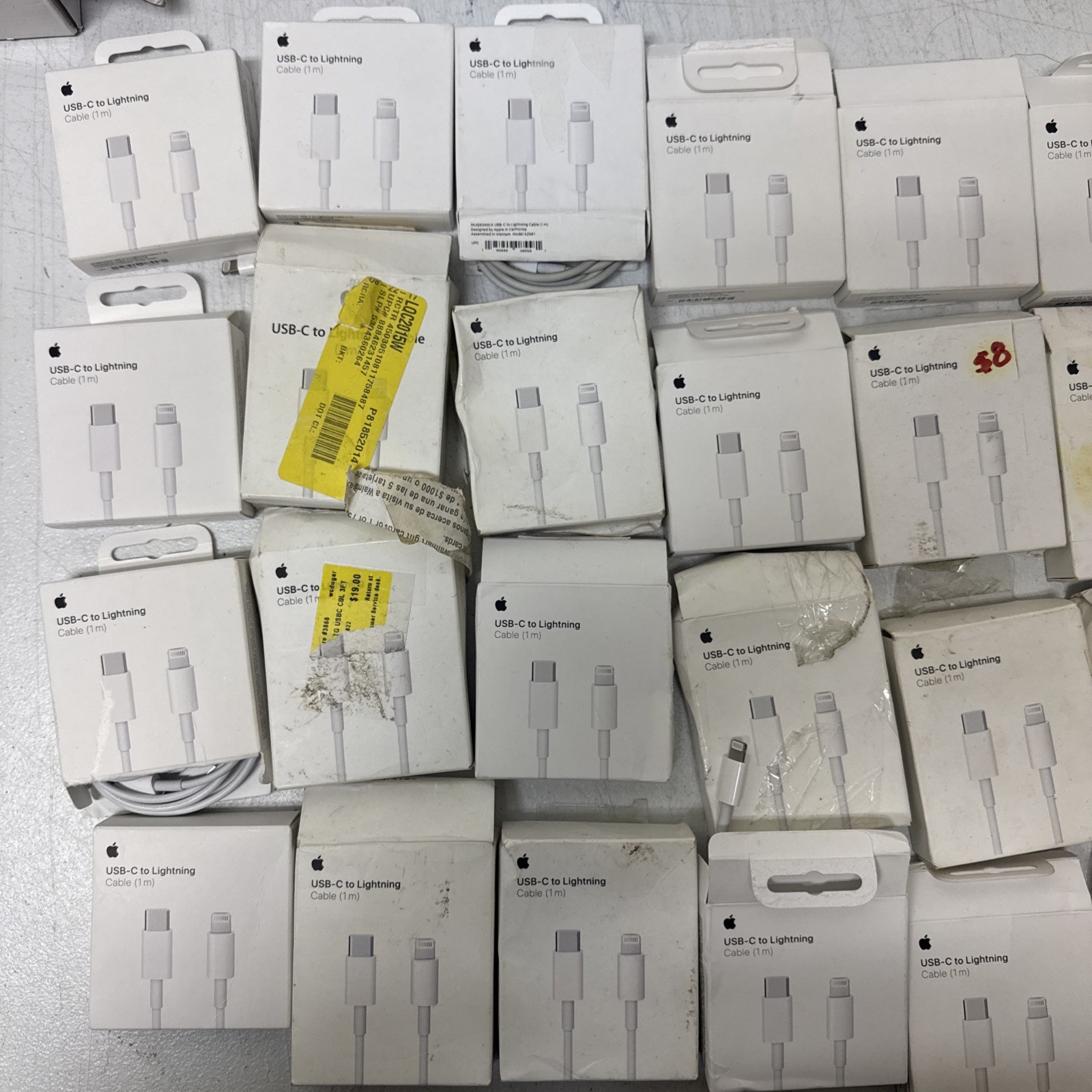 LOT of 36 Genuine Apple USB-C to Lightning Cable (1 m) MUQ93AM/A - A2561