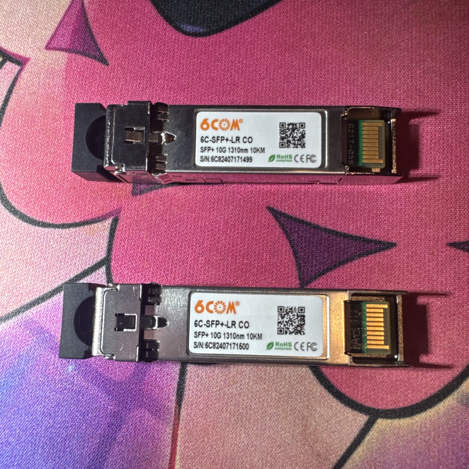 6COM 6C-SFP+LR CO 10G Module (pair)