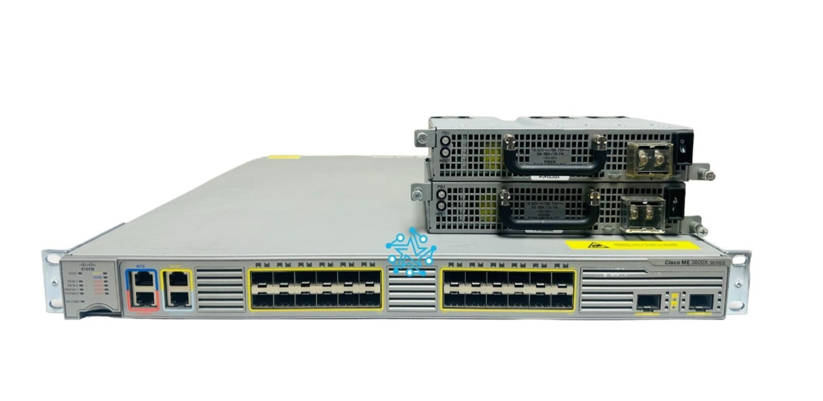 Cisco ME-3800X-24FS-M 24 GB SFP and 2 10GB Ports - Dual DC Power Supplies