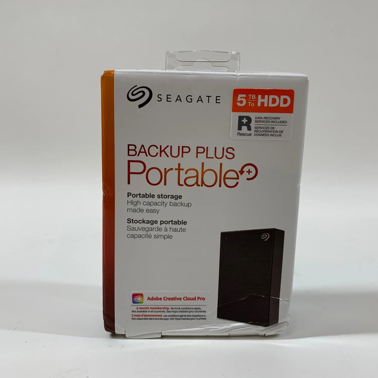 New Seagate 2.5" backup plus portable 5TB usb 3.0 HDD SRD0VN3