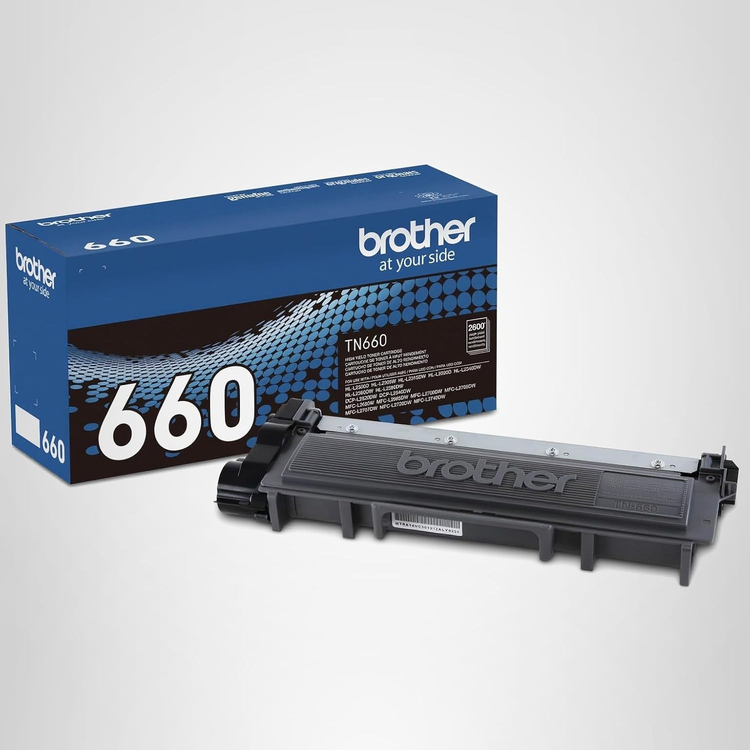 NEW Brother TN660 Genuine Original High Yield Black Toner Cartridge 2600 Pages