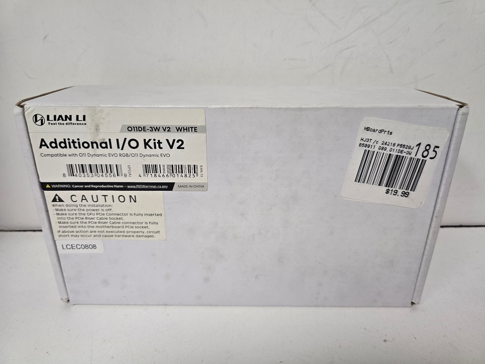 LIAN LI O11DE 3W WHITE Additional IO Kit