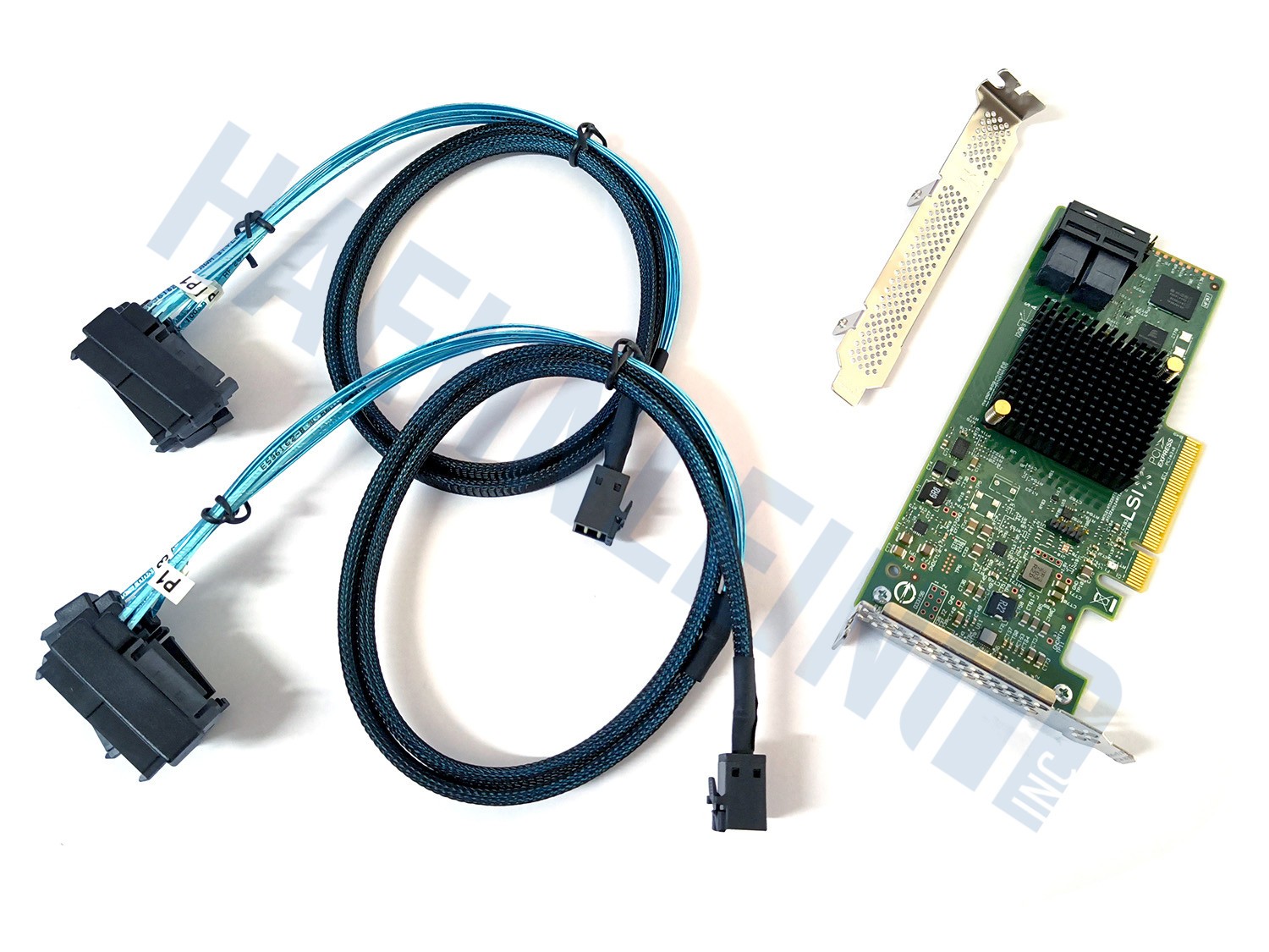 LSI Avago 9311-8i 9300-8i SATA/SAS HBA Controller IT Mode 12Gb + 2 SAS cables