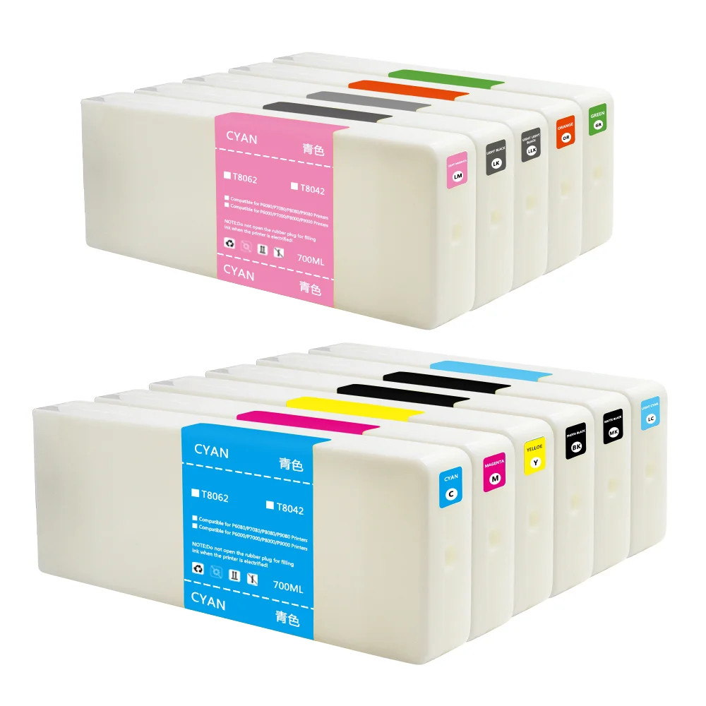 700ML/PC T8041-T8049 Ink Cartridges for Epson P6000 P7000 P8000 P9000 printer