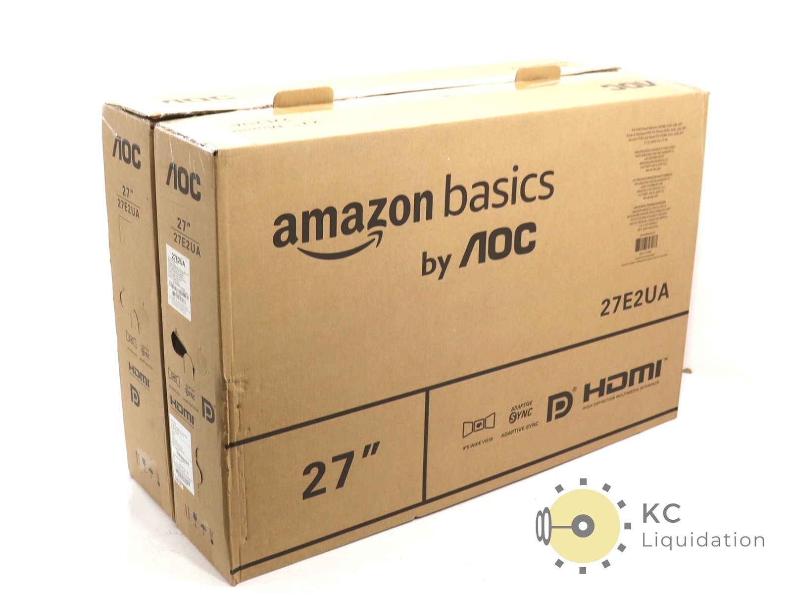 2x Lot AOC 27E2UA 27" 75Hz IPS FHD Amazon Basics Monitor