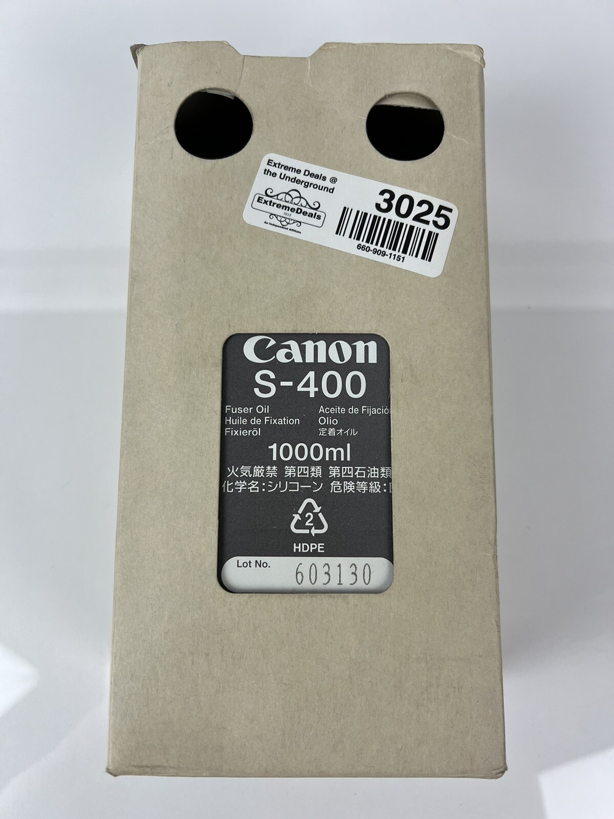 Genuine Canon S-400 Fuser Oil 1000ml Silicone oil - FG53918-050