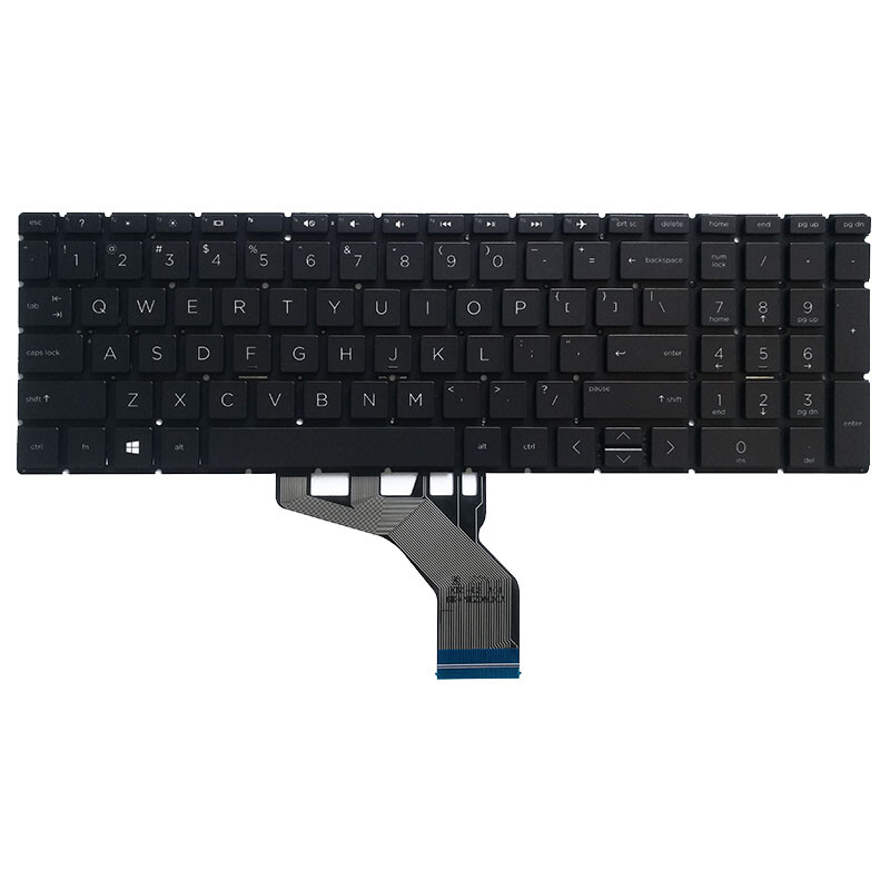 New for HP 15-dw0037wm 15-dw0038wm 15-dw0043dx 15-dw0045nr laptop keyboard black