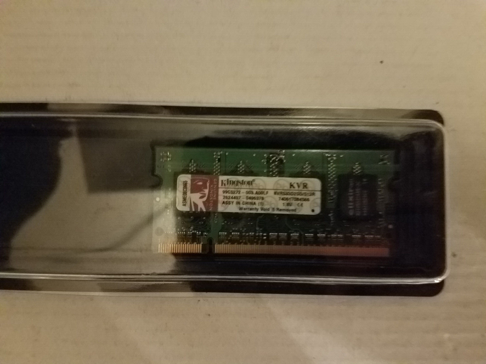 Kingston KVR533D2SO/512R 512MB DDR2 533 PC4200  200pin Memory Module