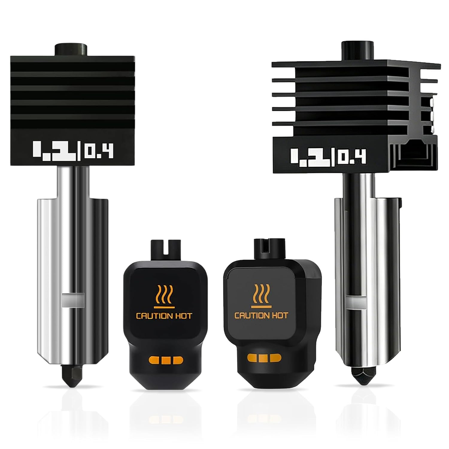 P2S Nozzle for Bambu Lab, 2PCS 0.4MM Hotend for H2D/H2S/P2S/H2C/X2D/A1/A1 Mini,