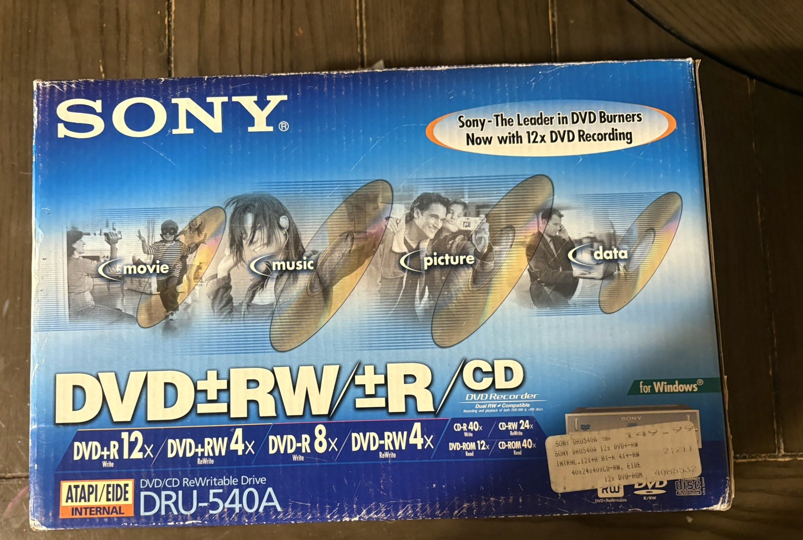 Sony DRU-540A DVD+RW+R (DVD-CD rewritable drive) 
