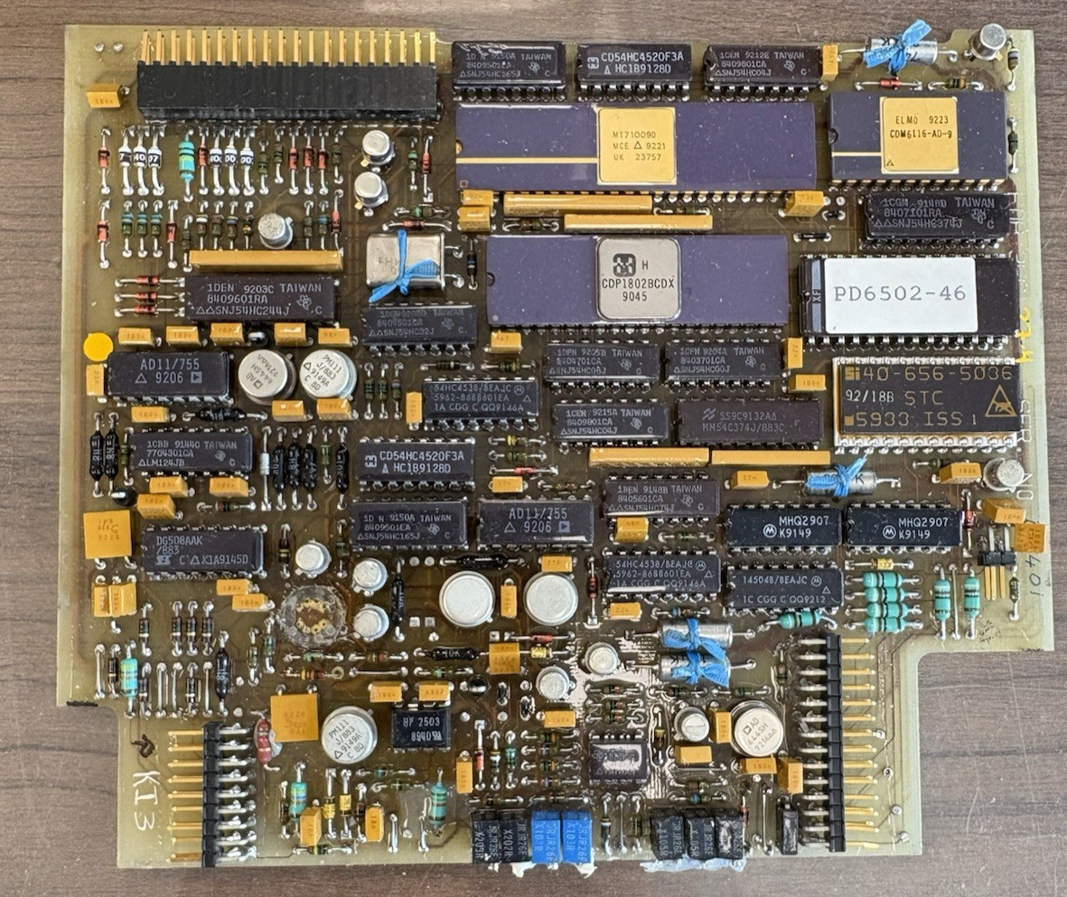 Rare Vintage Mil Spec Circuit Board Harris RCA IC Gold Recovery Collection 2