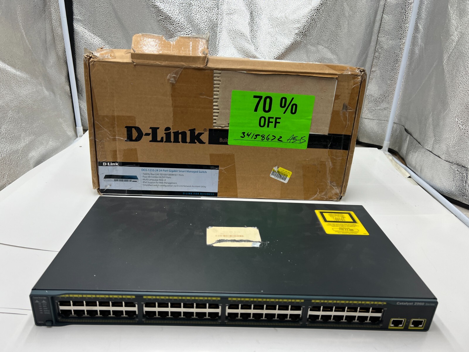 D-Link WebSmart DGS-1210-28 Ethernet Switch 24 Port Manageable Gigabit