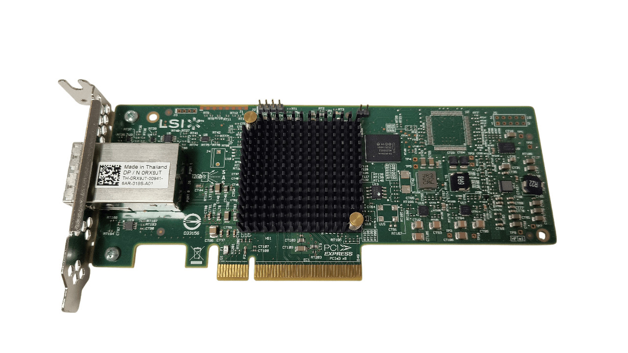 Dell RX9JT LSI SAS9300-8e 8 Port 12GB Host Bus Adapter Half Height