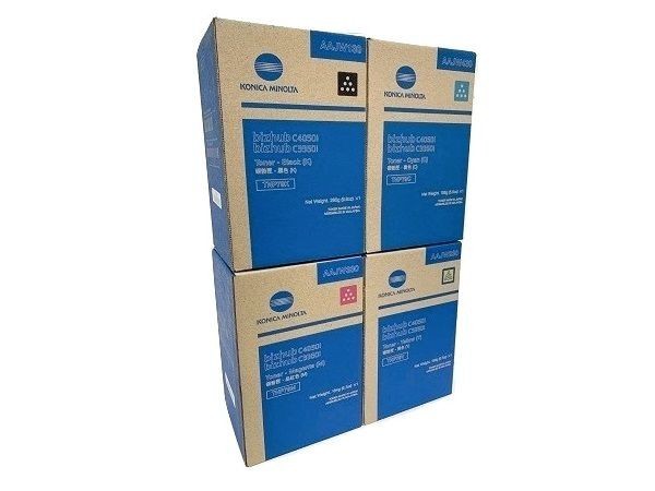 Genuine Konica Minolta TNP79 CMYK Toner Cartridges Set Bizhub C3350i / C4050i