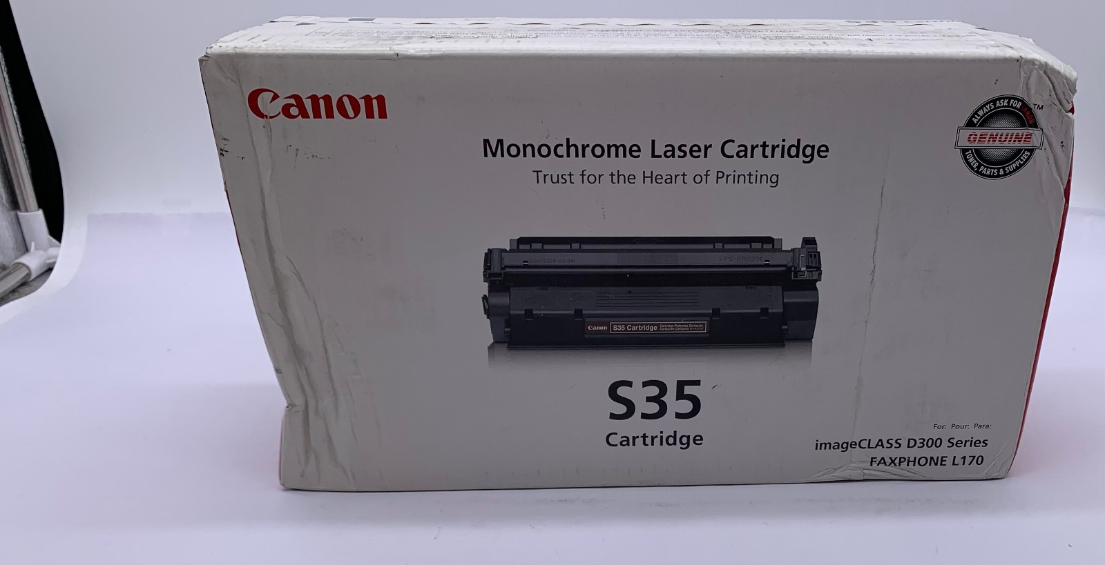 Genuine Canon S35 Black Toner Cartridge (7833A001), OEM