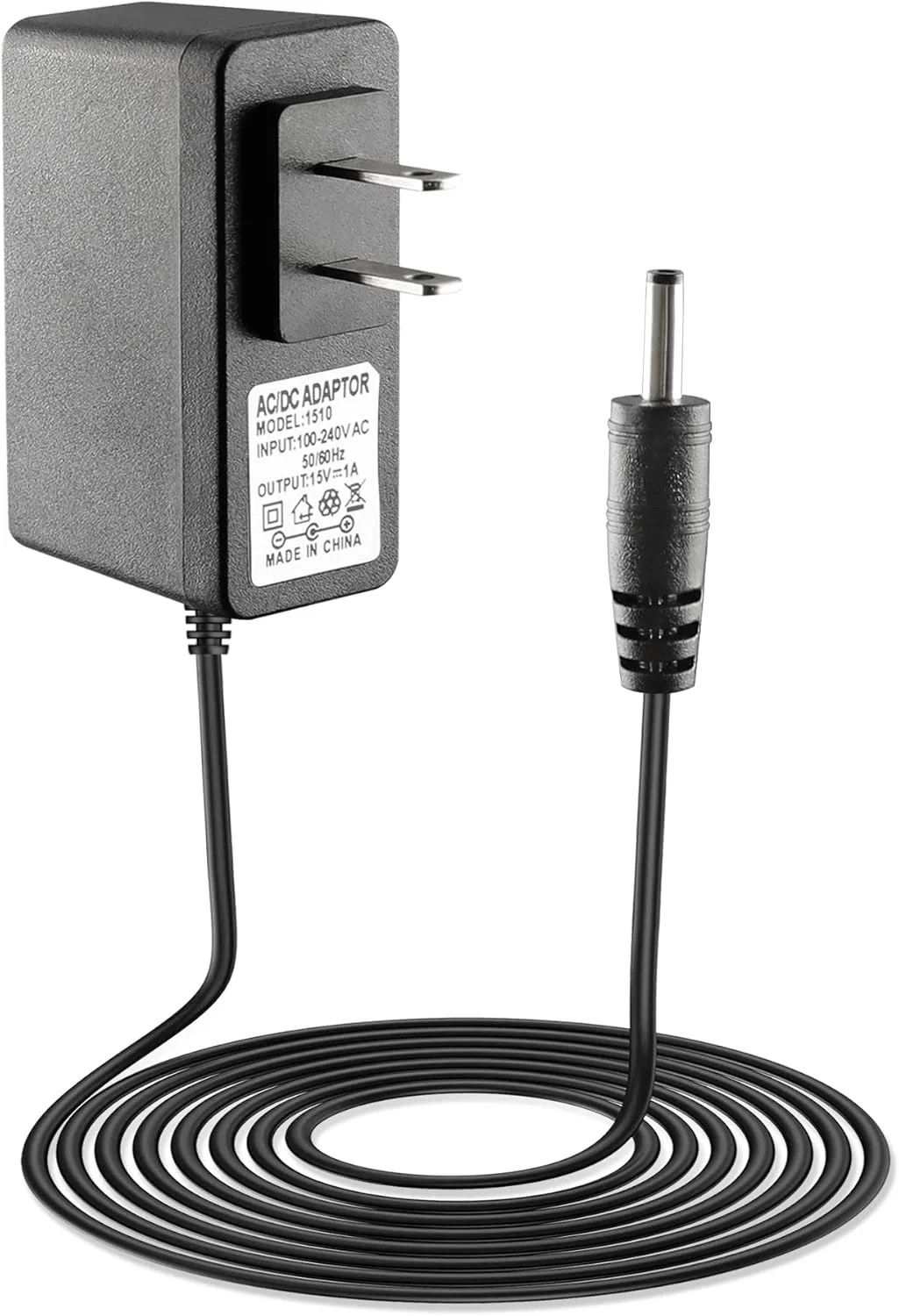 Car Jump Starter Charger - 15V 1A Power Supply Adapter with Charging Cable for P