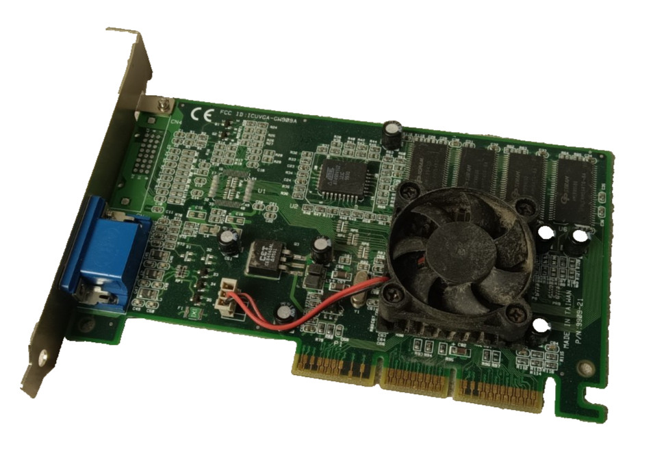 ICUVGA-GW909A 9909-21 Video Card Gainward Nvidia Vanta 8mb AGP
