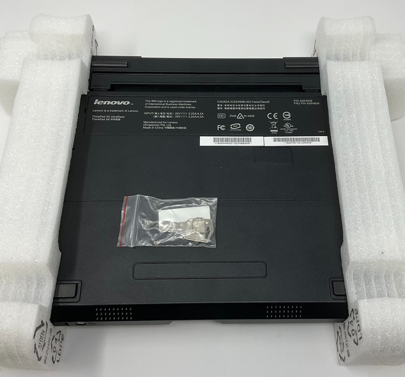Lenovo ThinkPad X6 Ultrabase Docking Station 40Y8116 42W4635 NEW.
