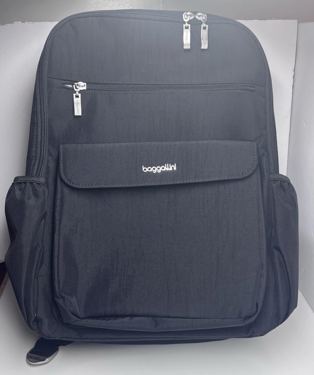 Baggallini Black Everyday Laptop Backpack Style No: ELB903B0001 New With Tags